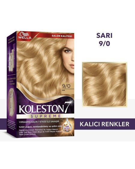 Koleston Supreme Saç Boyası 9/0 Sarı