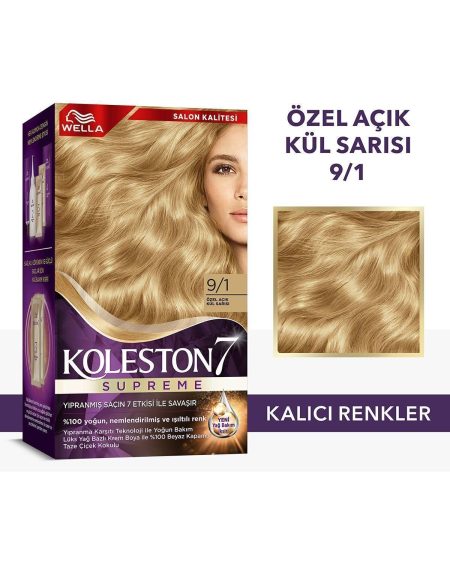 Koleston Supreme Saç Boyası 9/1 Özel Açık Kül Sarısı