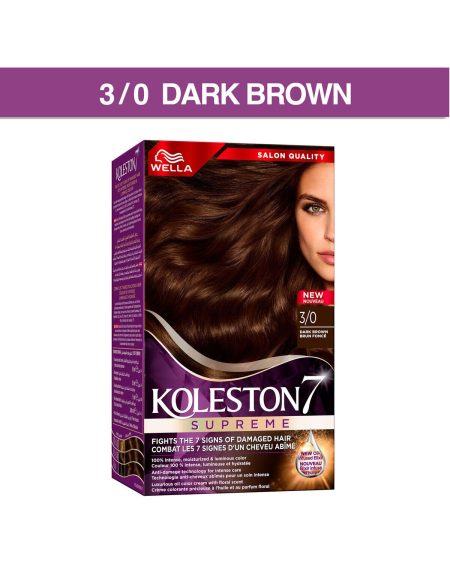 Koleston Supreme Saç Rengi 3/0 Koyu Kahve