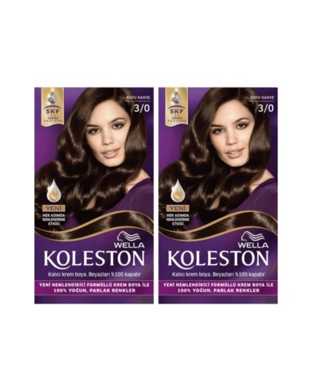 Koyu Kahve Kit Saç Boyası 3/0 X 2 Adet