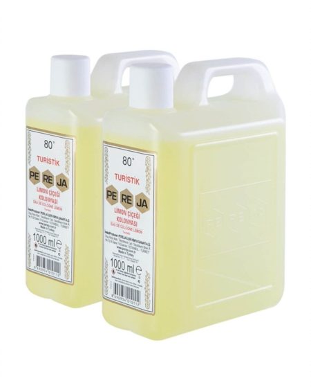 Limon Çiçeği Kolonyası 1000 ml Çanta 2'li Set