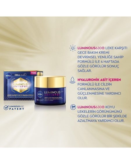 Luminous630 Leke Karşıtı Gece Kremi 50 Ml