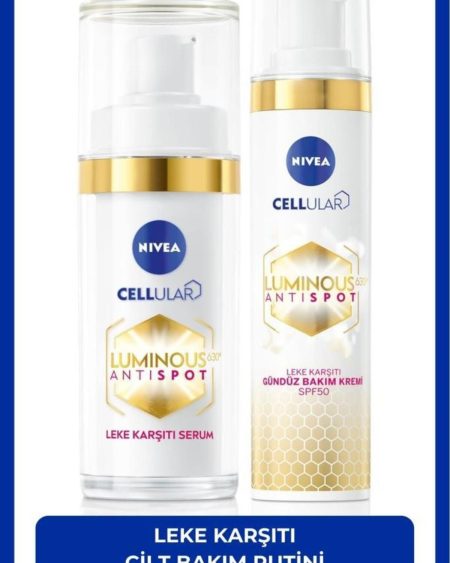Luminous630 Leke Karşıtı Gündüz Yüz Kremi 40ml Ve Aydınlatıcı Cilt Bakım Serumu 30ml,hyaluroni