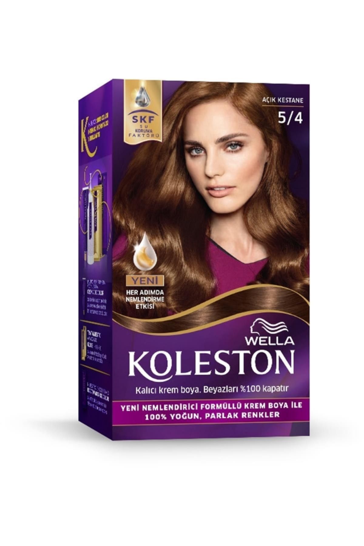Marka: Koleston Kit Boya 5/4 Açık Kestane Kategori: Saç Boyası