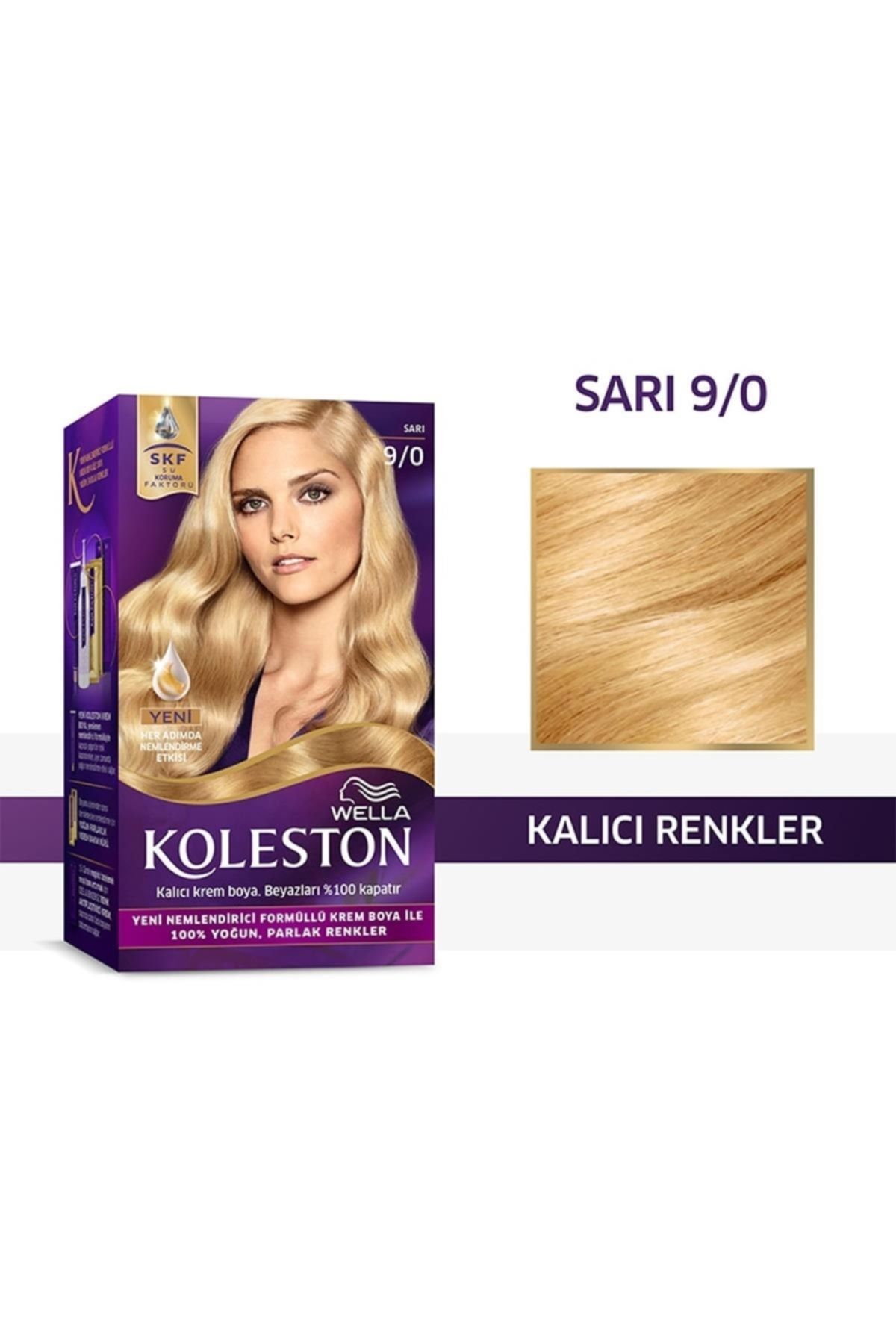 Marka: Koleston Kit Boya 9/0 Sarı Kategori: Saç Boyası - Görsel 2