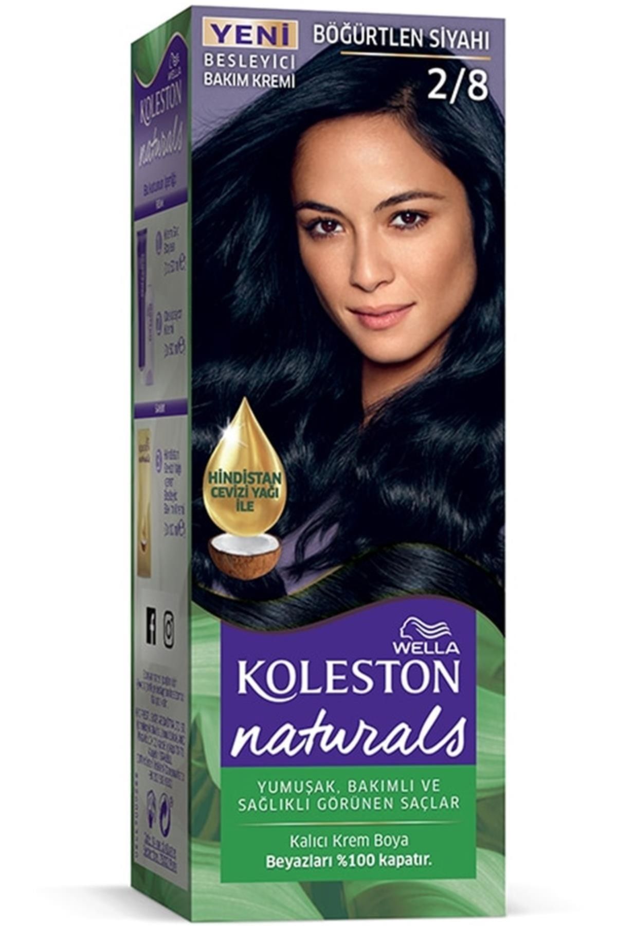 Marka: Koleston Naturals Yarı Set Boya 2/8 Böğürtlen Siyahı Kategori: Saç Boyası