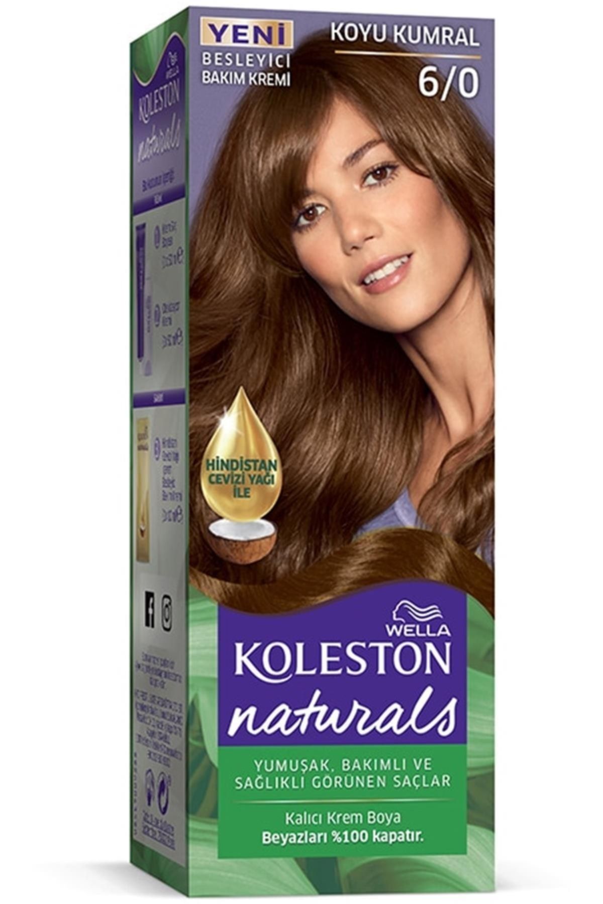 Marka: Koleston Naturals Yarı Set Boya 6/0 Koyu Kumral Kategori: Saç Boyası