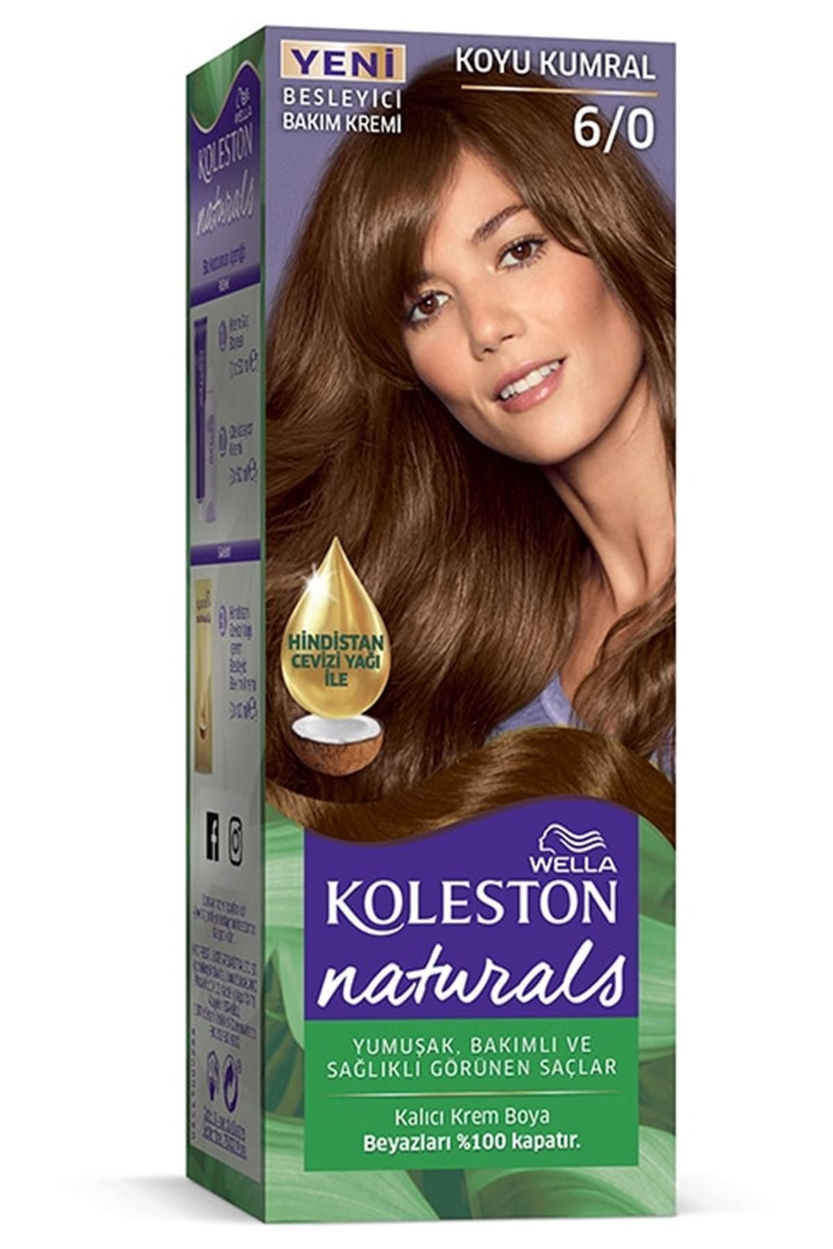 Marka: Koleston Naturals Yarı Set Boya 6/0 Koyu Kumral Kategori: Saç Boyası