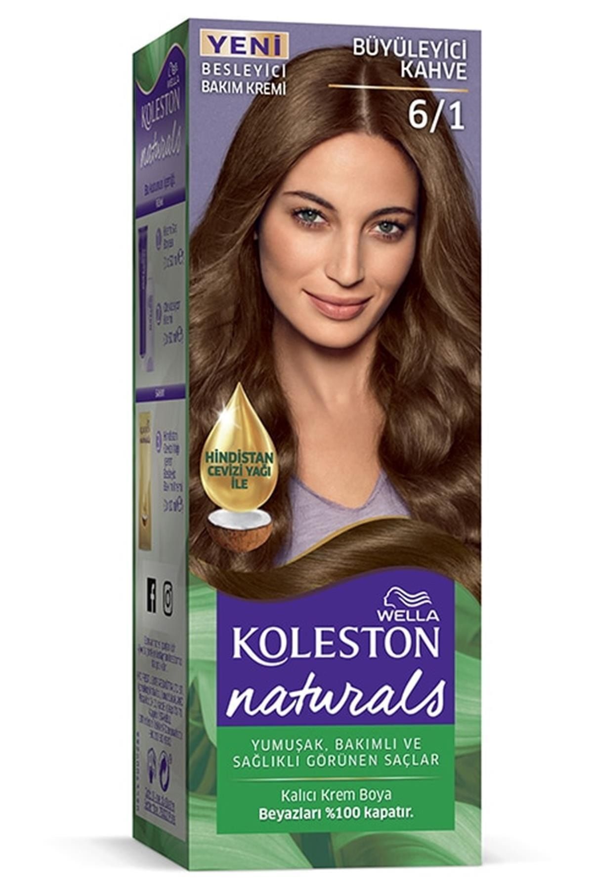 Marka: Koleston Naturals Yarı Set Boya 6/1 Büyüleyici Kahve Kategori: Saç Boyası