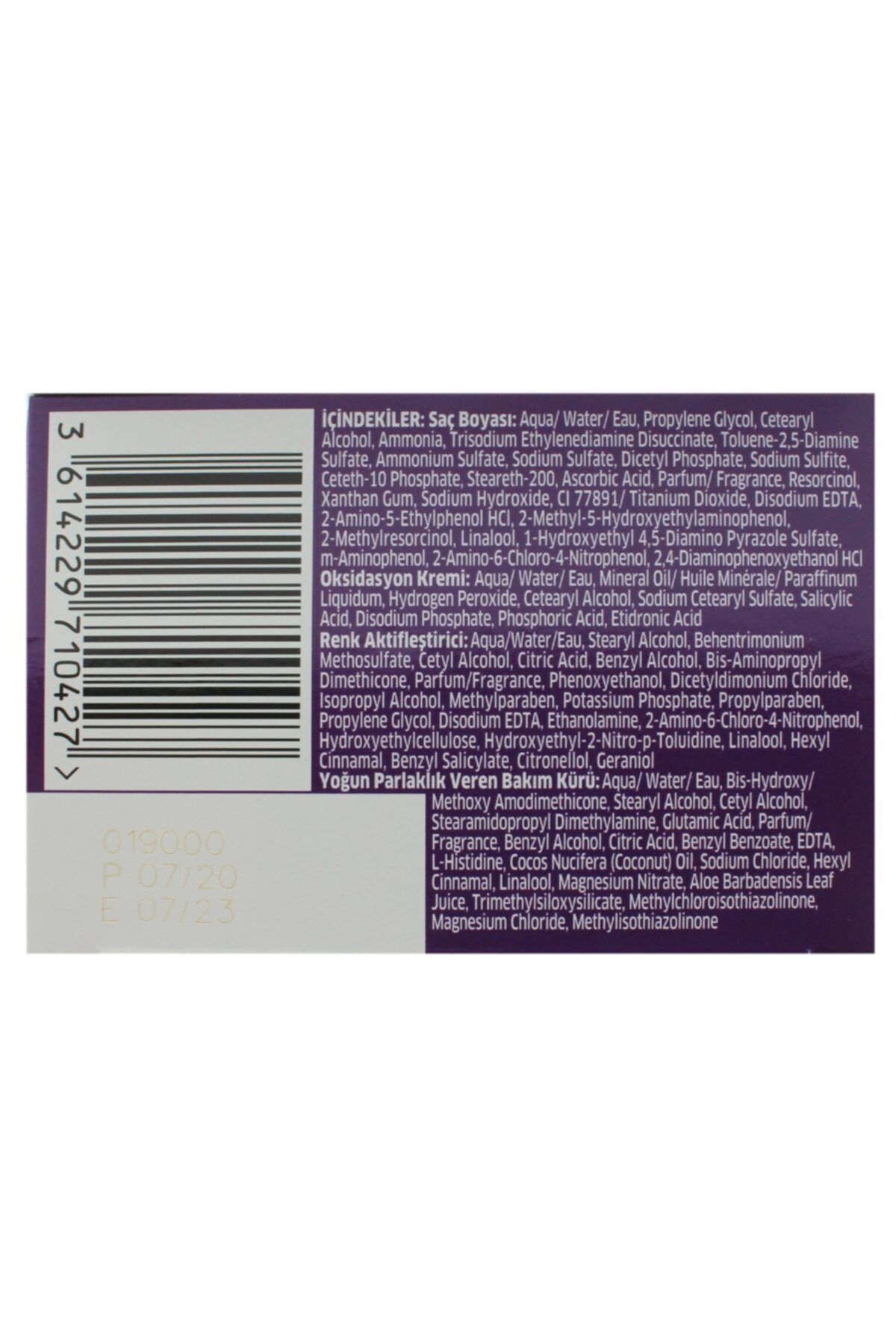 Marka: Set Boya 6/3 Altın Kumral 3614229710427 Kategori: Saç Boyası Ebat: Standart - Görsel 2