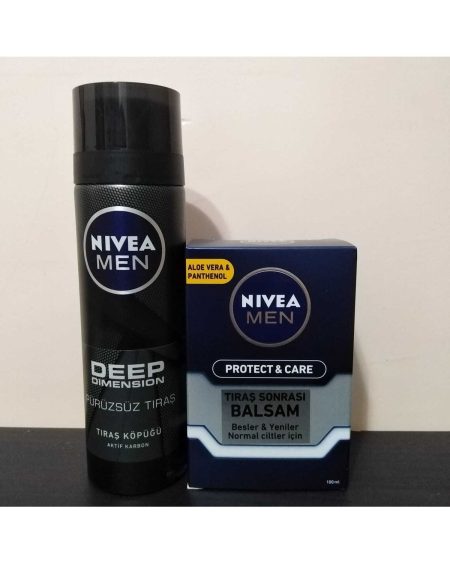 Men Deep Pürüzsüz Tıraş Köpüğü & Protect Care Tıraş Sonrası Balsam