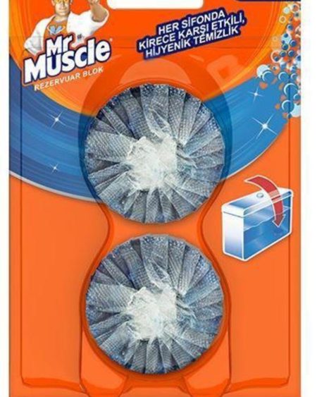 Mr Muscle Rezervuar Blok 2'li Paket