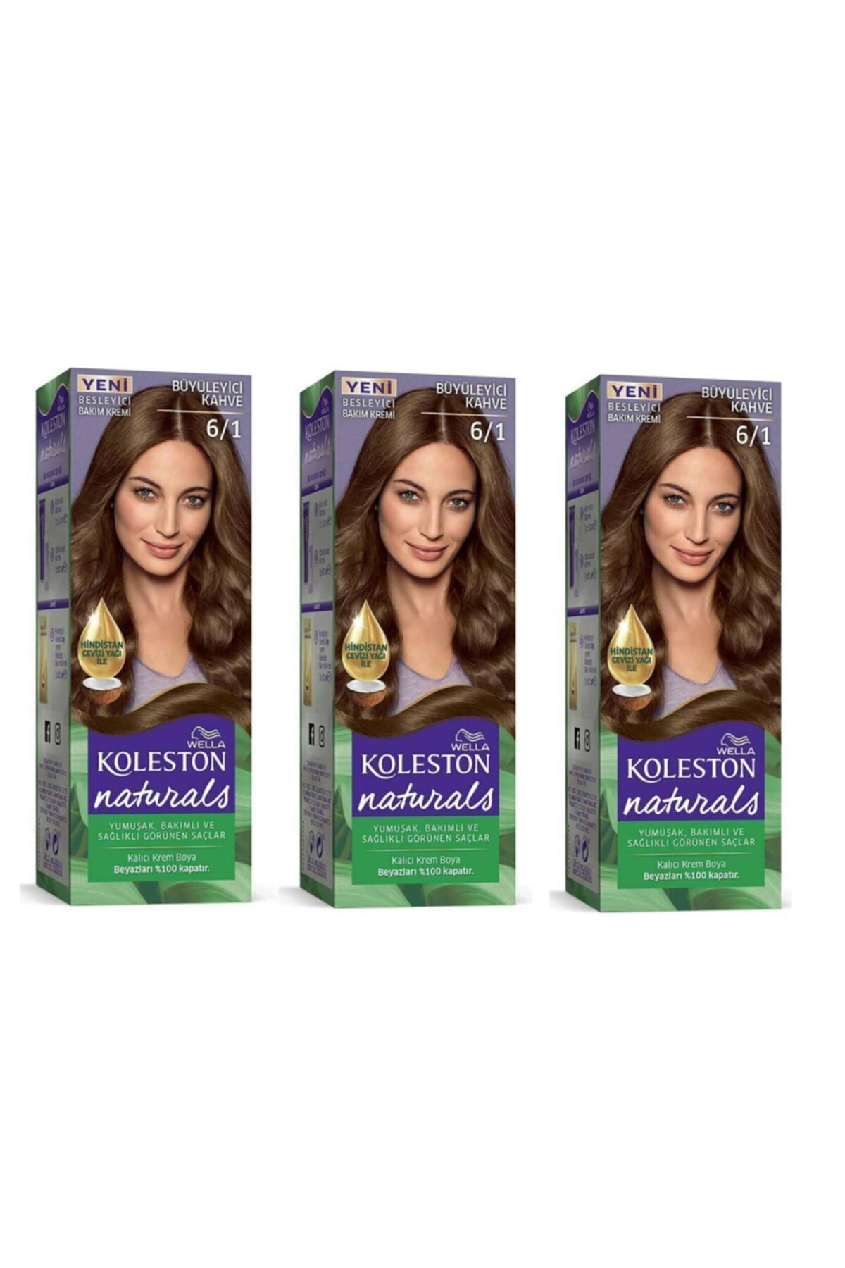 Naturals 6/1 Büyüleyici Kahve 3lü Paket