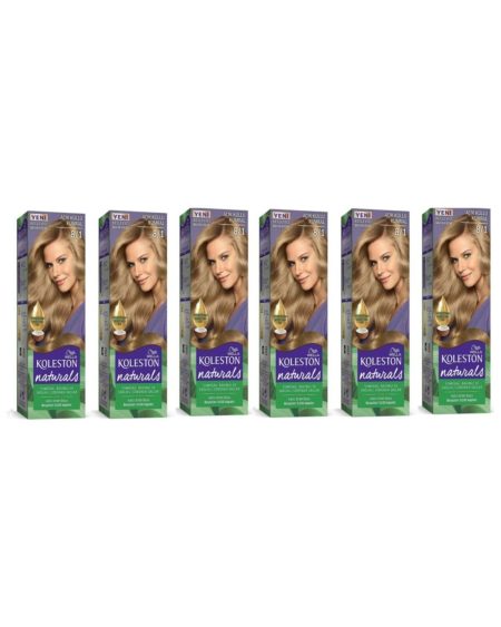 Naturals Açık Küllü Kumral 8/1 6 Lı Paket