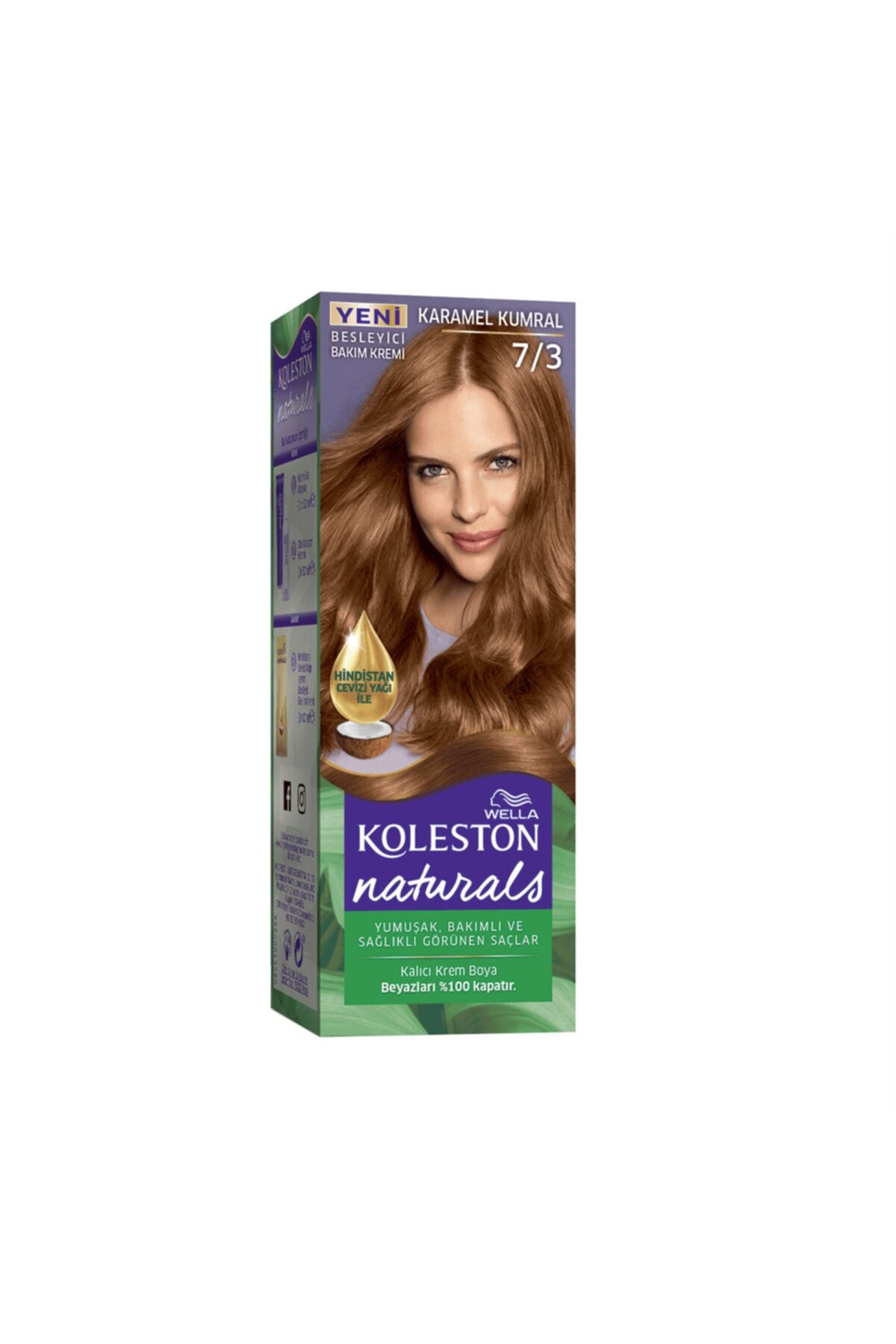 Naturals Karamel Kumral Saç Boyası 7/3