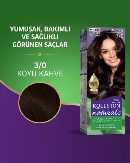 Naturals Koyu Kahve Saç Boyası 3/0