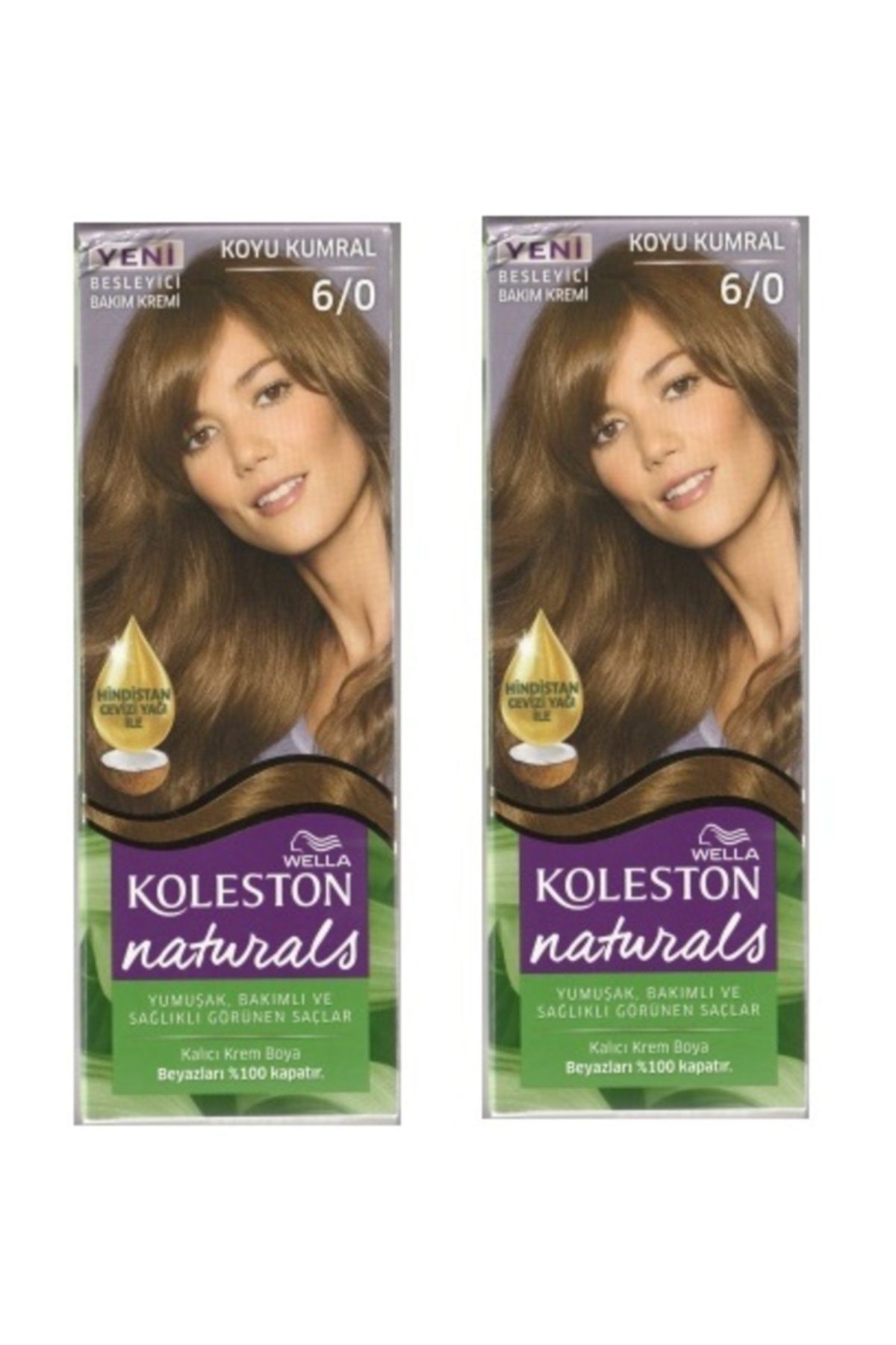 Naturals Koyu Kumral 6/0 (ikili)