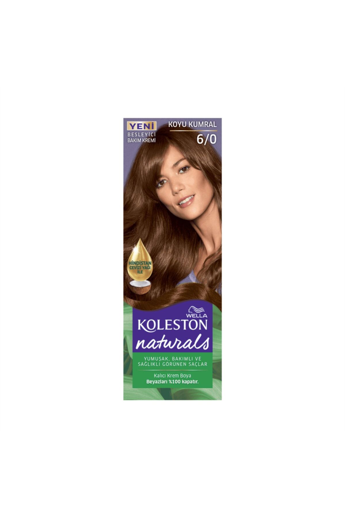Naturals Koyu Kumral Saç Boyası 6/0