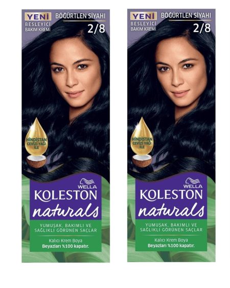 Naturals Saç Boyası 2/8 Böğürtlen Siyahı X2 Adet