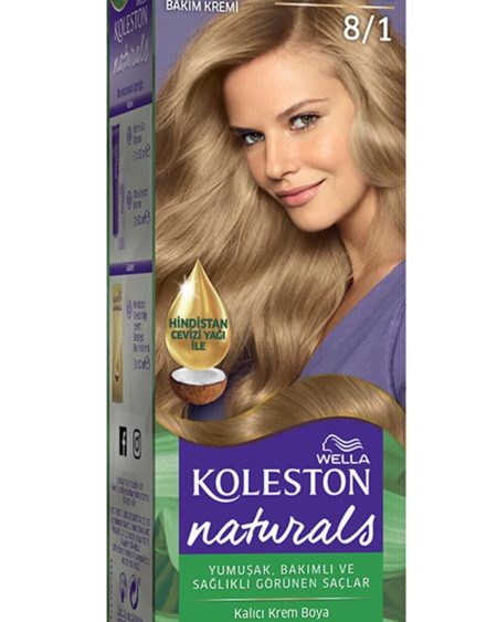 Naturals Saç Boyası 8 1 Açık Küllü Kumral 155 ml