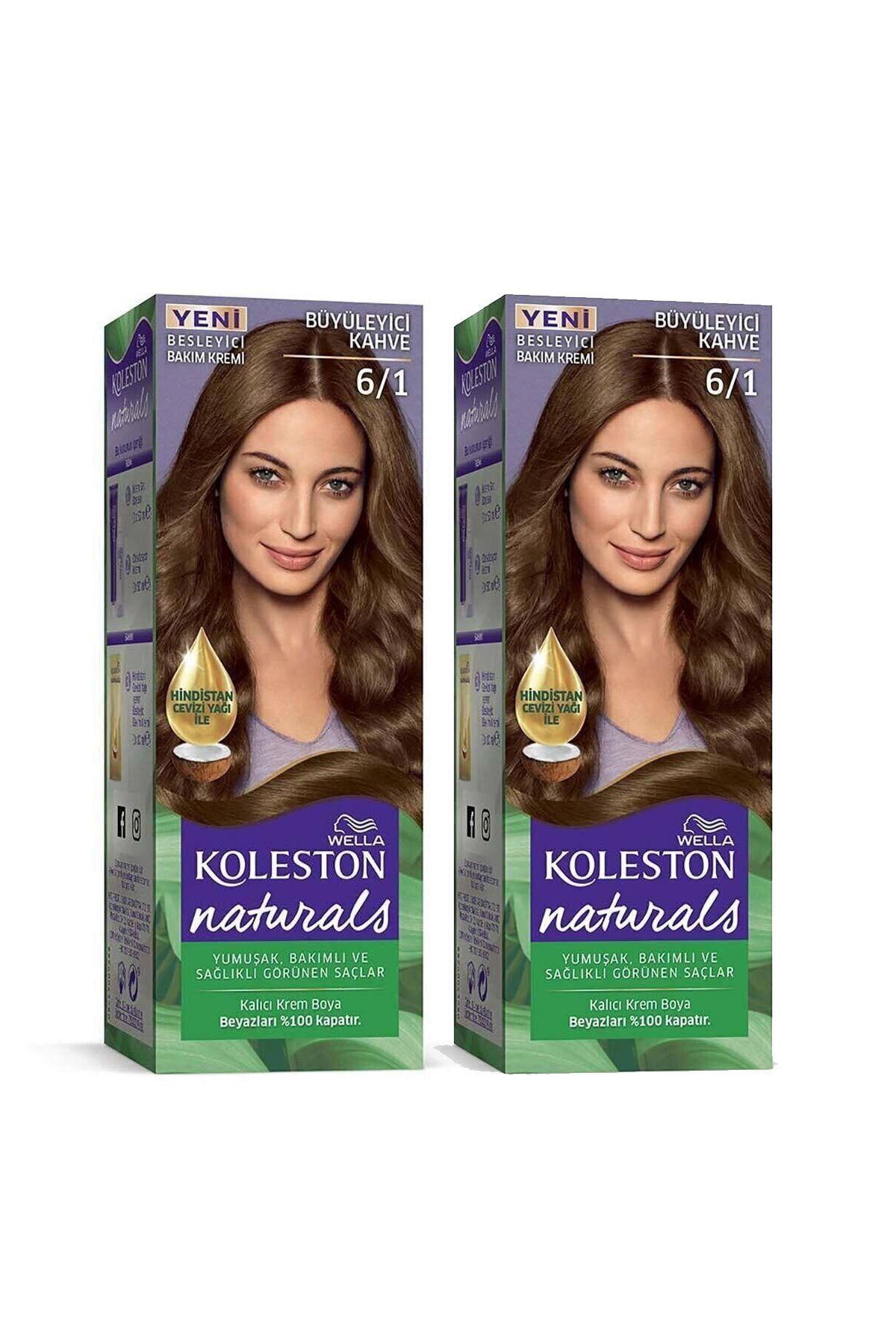 Naturals Saç Boyası Büyüleyici Kahve 6/1 X2 Adet