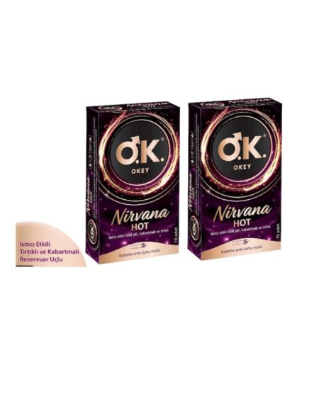 Nirvana Hot 10'lu Prezervatif X2 Adet