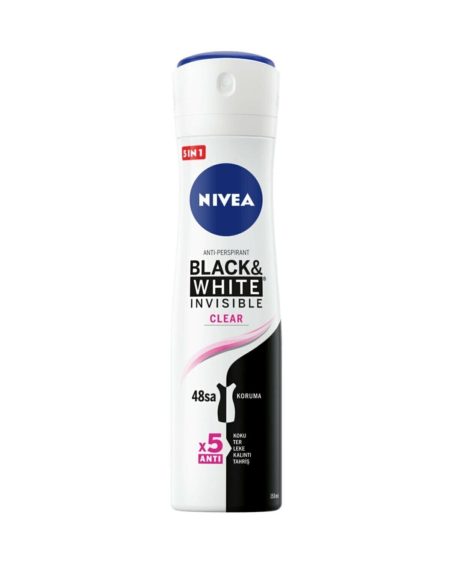 Nıvea Invisible Black And White Clear Kadın Deodorant