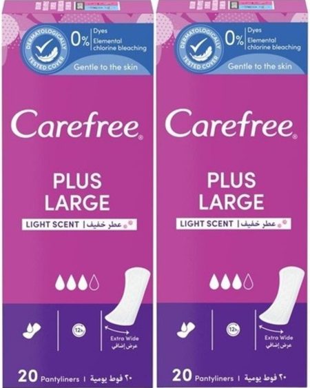 O.B Carefree Günlük Ped Hafif Parfümlü Plus Large 40 Adet (2PK*20)