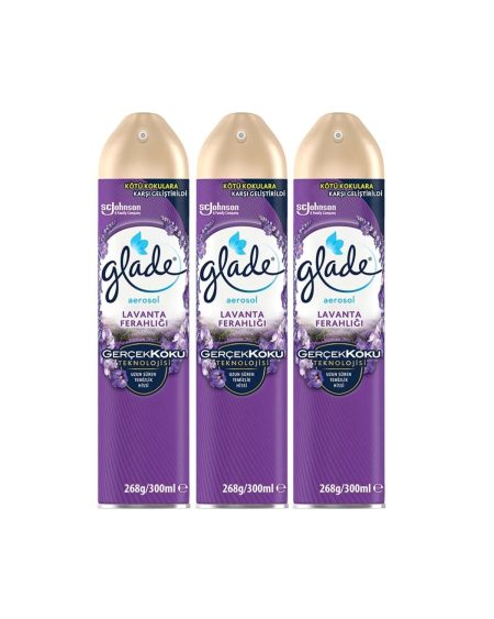 Oda Kokusu Aerosol Sprey Lavanta Ferahlığı 300 Ml X 3 Adet