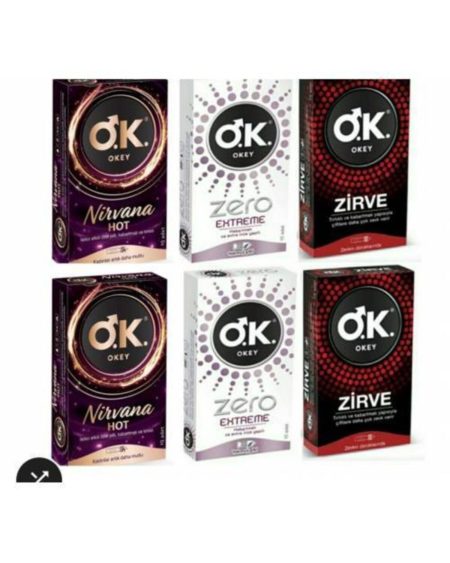 Prezervatif Nirvana Hot 20 Li + Zero Extreme 20 Li + Zirve 20 Li