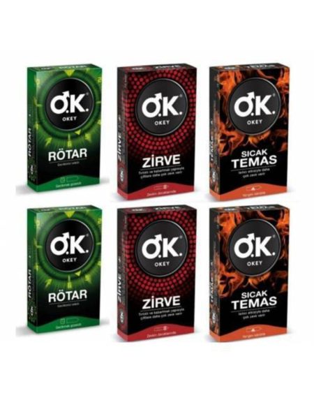 Prezervatif Rötar 20 Li + Zirve 20 Li + Sıcak Temas 20 Li