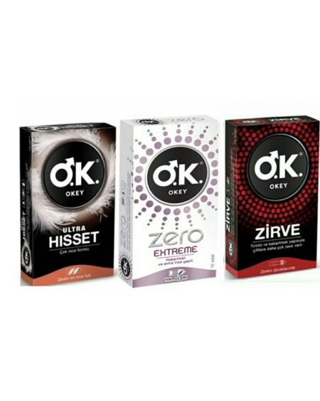 Prezervatif Ultra Hisset 10 Lu + Zero Extreme 10 Lu + Zirve 10 Lu
