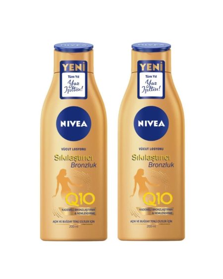 Q10 Sıkılaştırıcı & Bronzluk Vücut Losyonu 200 Ml X 2 Adet