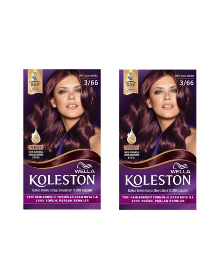 Saç Boyası 3/66 Patlıcan Moru X 2 Adet