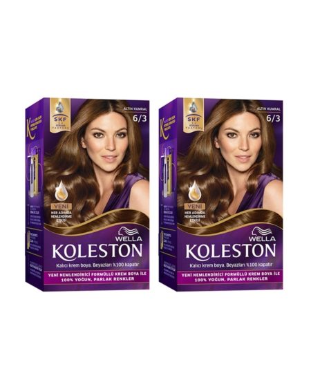 Saç Boyası 6/3 Altın Kumral X 2 Adet