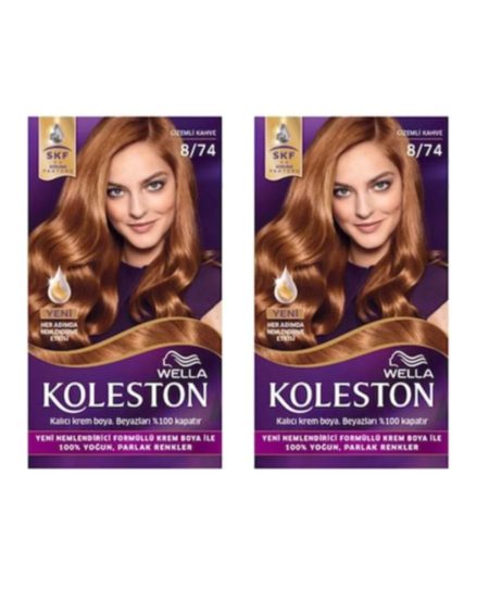 Saç Boyası 8/74 Gizemli Kahve X 2 Adet