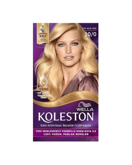 Set 10/0 Çok Açık Sarı Saç Boyası Wella