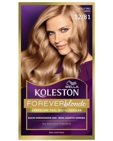 Set 12/81 Küllü Inci Sarısı Saç Boyası Wella