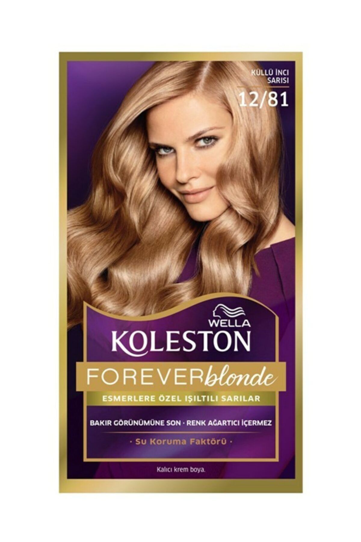 Set 12/81 Küllü Inci Sarısı Saç Boyası Wella