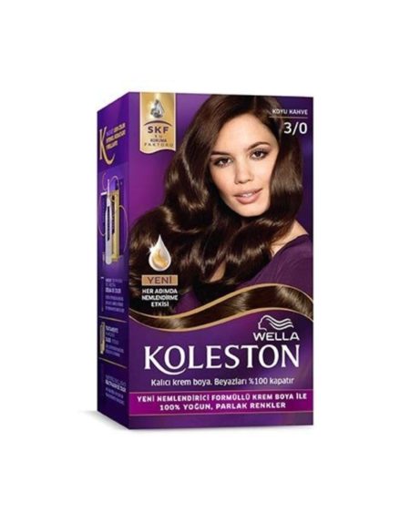 Set 3/0 Koyu Kahve Saç Boyası Wella