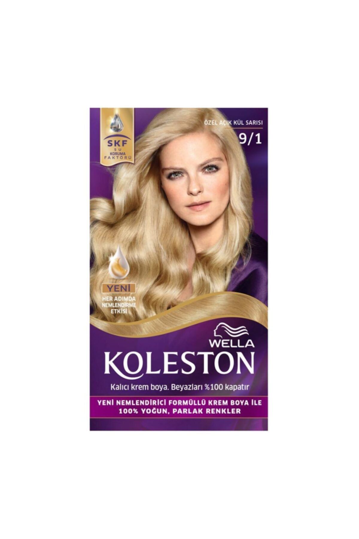 Set 9/1 Özel Açık Kül Sarısı Saç Boyası Wella