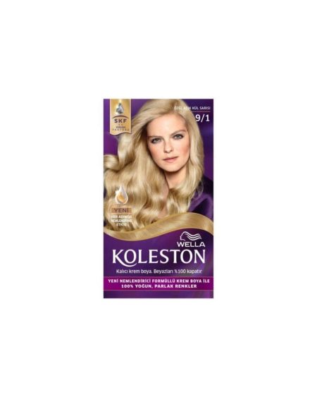 Set Krem Saç Boyası 9.1 Özel Açık Kül Sarısı