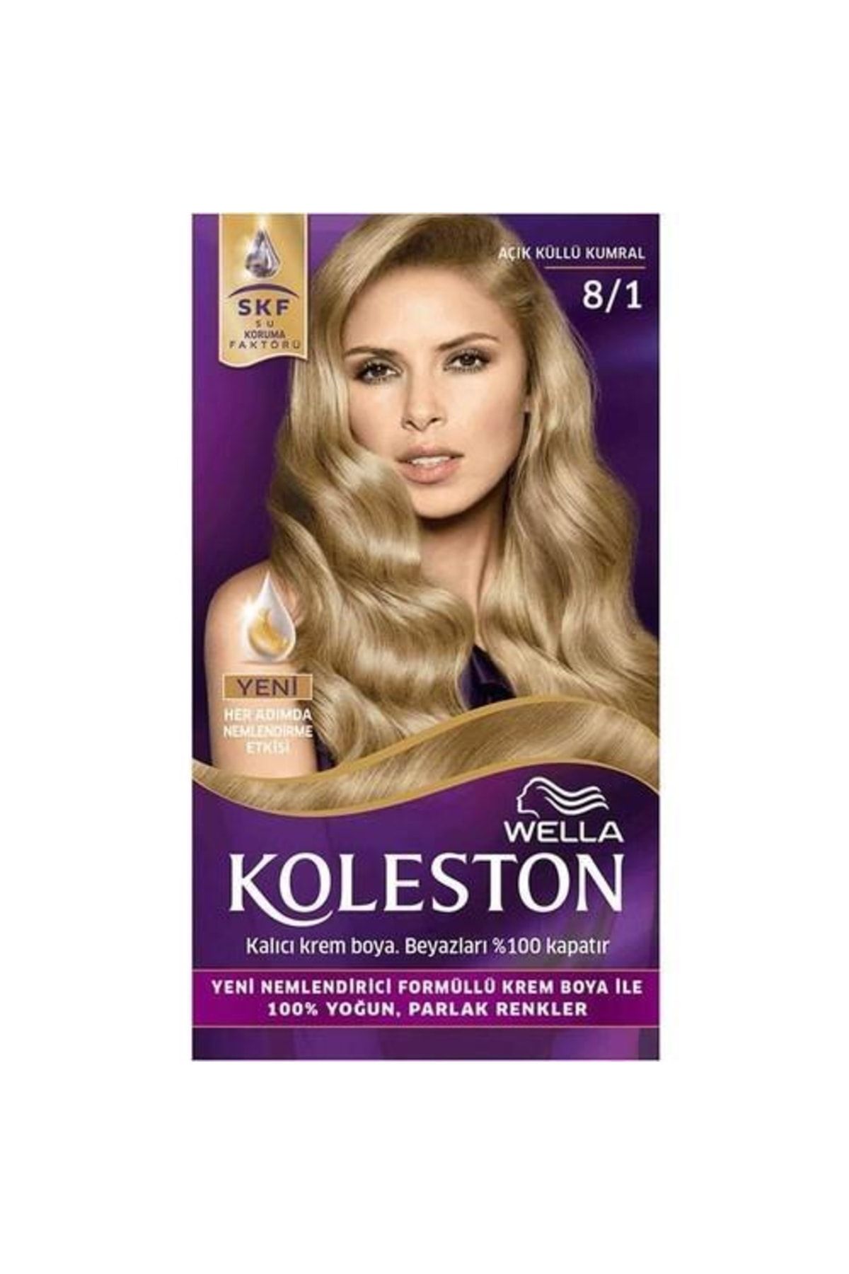 Set Küllü Açık Kumral Saç Boyası 8/1