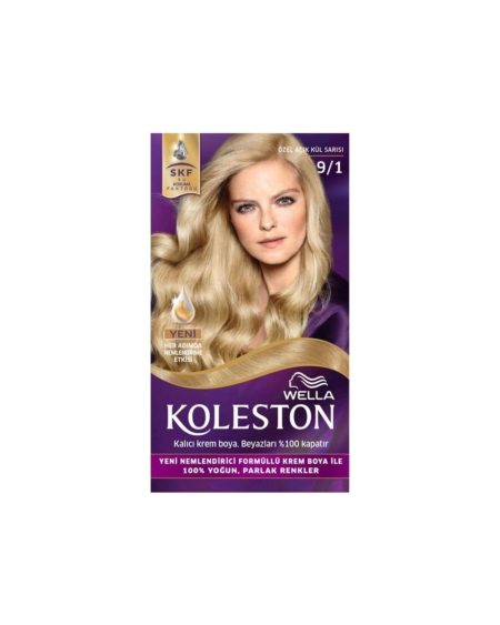 Set Özel Açık Kül Sarısı Saç Boyası 9/1