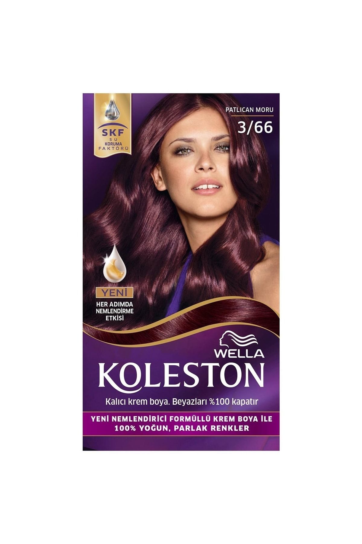 Set Patlıcan Moru Saç Boyası 3 66