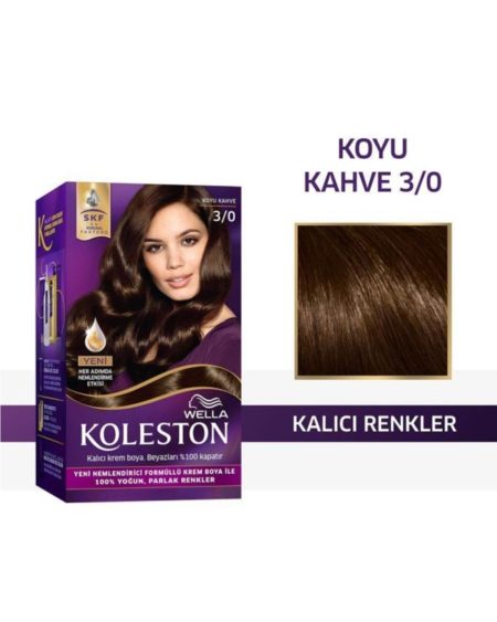 Set Saç Boyası 3/0 Koyu Kahve