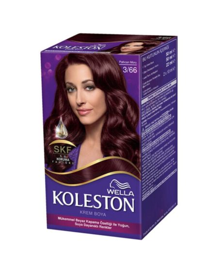 Set Saç Boyası 3/66 Patlıcan Moru