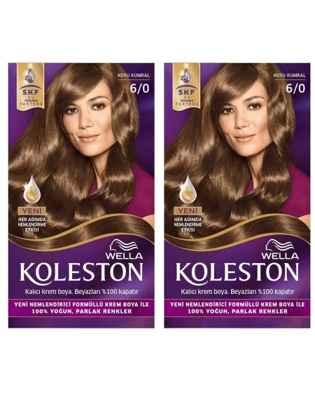 Set Saç Boyası 6/0 Koyu Kumral X2 Adet