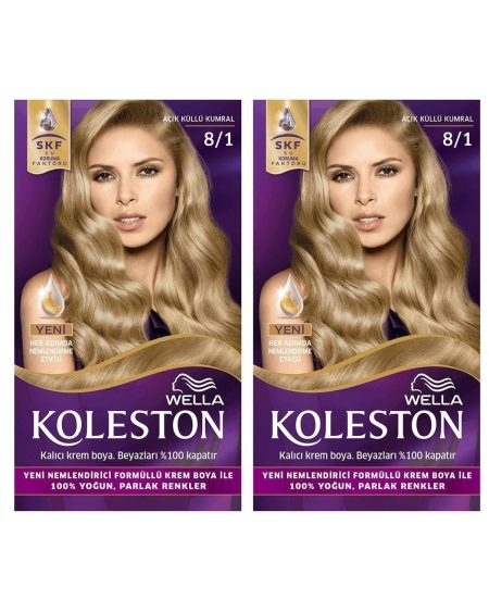 Set Saç Boyası 8/1 Açık Kullu Kumral X2 Adet