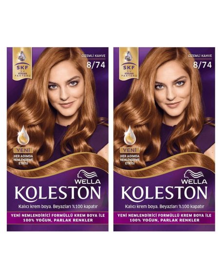 Set Saç Boyası 8/74 Gızemlı Kahve X2 Adet